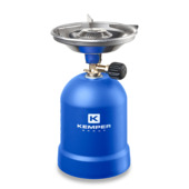 Plein Air gaspit met RVS windkap voor gascartouche 190 gram