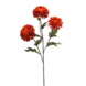 Emerald kunstbloem Mum spray oranje 73cm