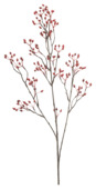 Emerald kunstbloem Rosehip mini spray rood 100cm