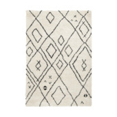 Vloerkleed Varamin Ruit Creme/Zwart 160x230 cm