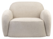 KARWEI fauteuil Nova beige bouclé stof