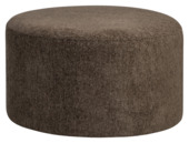 KARWEI poef Raven bruin textiel
