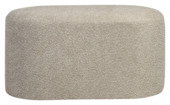 KARWEI poef Eveline beige stof