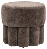 KARWEI Poef Okki bruin polyester stof