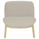 KARWEI fauteuil Jack bouclé beige