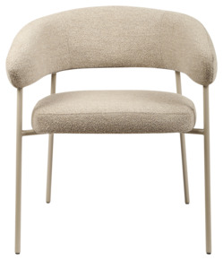 KARWEI eetkamerstoel Coco bouclé beige