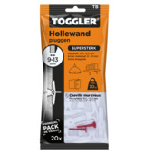 Toggler hollewandplug TB20 9-13 mm 20 stuks