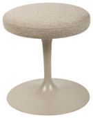 KARWEI kruk Cato beige bouclé stof