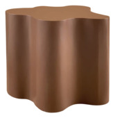 KARWEI bijzettafel Elin bruin MDF hout 40 x 50 cm