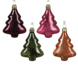 Ornament glas kerstboom per stuk