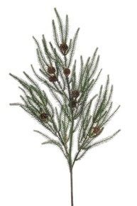 Emerald kunsttak Abies spray groen 80cm