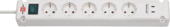 Brennenstuhl Stekkerdoos 5-voudig + 2 USB-C 3 Meter Wit