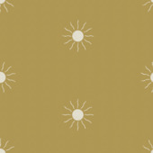 Vliesbehang Sunny oker (dessin 125094)