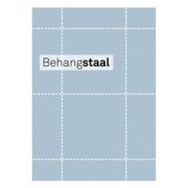 Behangstaal Vliesbehang Ruit blauw (dessin 125095)
