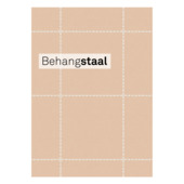 Behangstaal Vliesbehang Ruit perzikroze (dessin 125096)