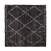 Karwei Varamin Vloerkleed Donker Donkergrijs/Crme 35 mm 240x240 cm aanbieding