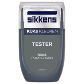 Sikkens muurverf kleurtester Rijks puur groen mat 30 ml
