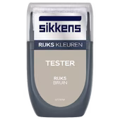 Sikkens muurverf kleurtester Rijks bruin mat 30 ml