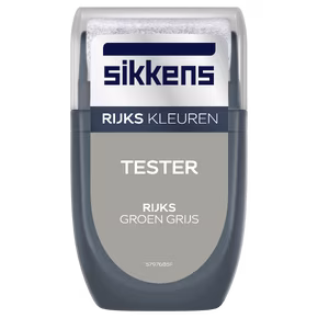 Sikkens muurverf kleurtester Rijks groen grijs mat 30 ml