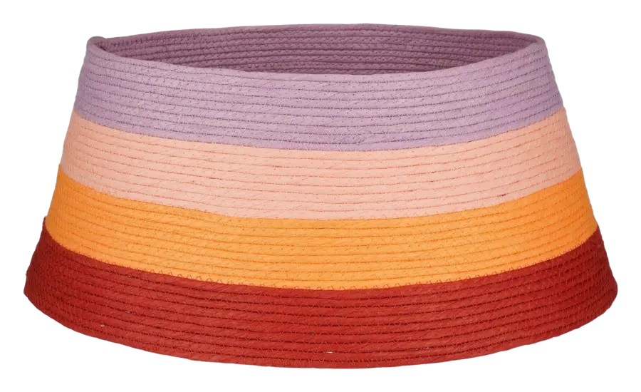 Kerstboomrok FSC papier paars oranje rood