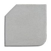 Parasolvoettegel beton vierkant grijs 25 kg