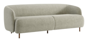 Rechte bank Pip taupe stof