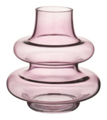 Vaas glas paars 20x20x20cm