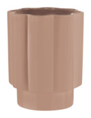 Keramieken vaas bruin 20x20x24.5cm