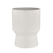 Keramieken pot wit 30x30x40cm