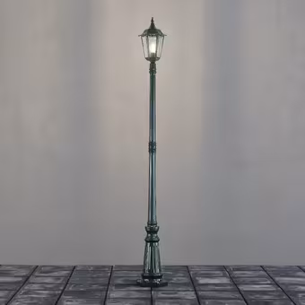 Konstsmide staande buitenlamp Firenze 210cm groen 