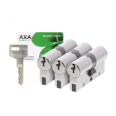 AXA veiligheidscilinder xtreme 30-30mm SKG*** gelijksluitend 3 stuks