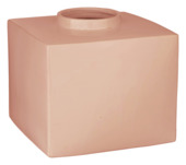 Vaas roze - h25,5xd31cm