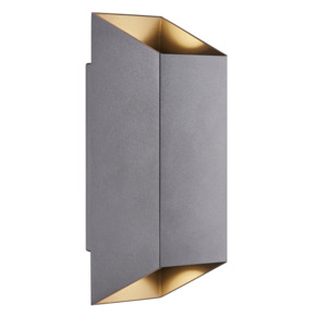 Norldux wandlamp Nico Square 22 antraciet
