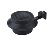 Solar schutting- of dakgootlamp LED antraciet