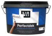 KARWEI Perfectdek muur en plafondverf mat binnen RAL 9010 gebroken wit 2,5 liter