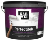 KARWEI Perfectdek muur en gevel mat buiten wit 10 liter