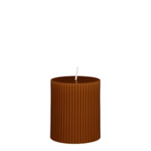 Pilaar kaars bruin - h8xd7cm