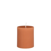 Pilaar kaars roze - h8xd7cm