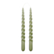 Twist dinerkaars donker groen 2 stuks - h29xd2,2cm