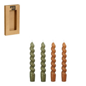 wist dinerkaars donker groen licht groen 4 stuks