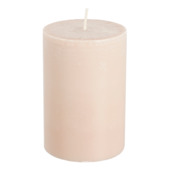 Pilaar kaars licht roze - h10xd6,8cm