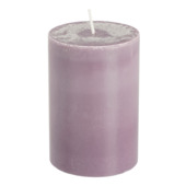 Pilaar kaars lila - h10xd6,8cm