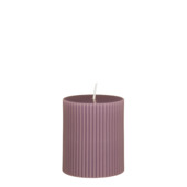 Pilaar kaars lila - h8xd7cm