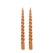 Twist dinerkaars donker bruin 2 stuks - h29xd2,2cm