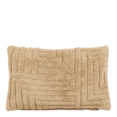 Sierkussen tufted beige - l55xb35xh10cm