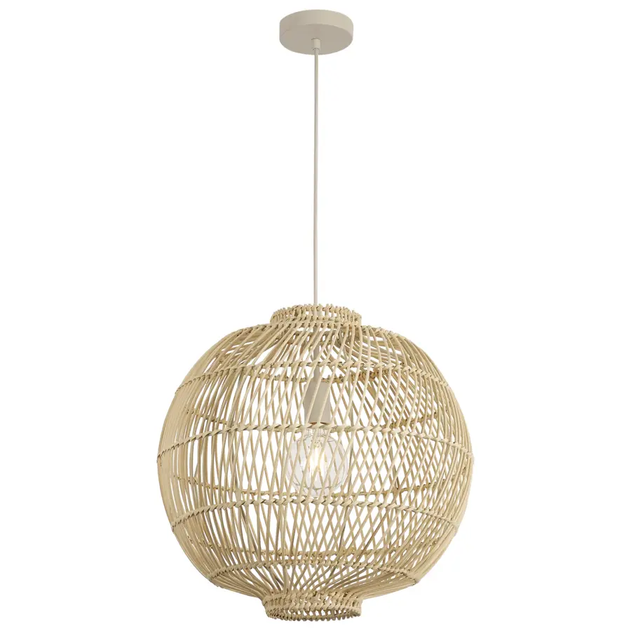KARWEI hanglamp Ella rotan ø46x46cm