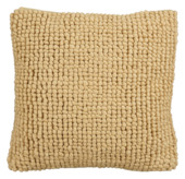 Sierkussen wol licht bruin - l45xb45xh10cm