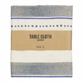 Tafelkleed streep blauw - l250xb140cm