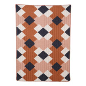 Plaid bruin folklore - l180xb130cm