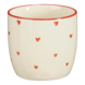 Beker donker rood - h9xd9cm